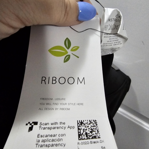 Riboom Black shorts 2xl athletic pockets - Picture 4 of 4